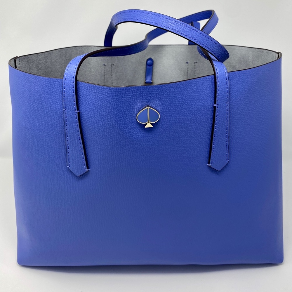 Kate Spade New York Molly Large Tote, Leather Blue
